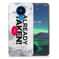 Nokia 1.4 | Siliconen hoesje | met naam Already Taken White