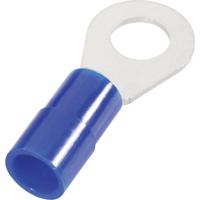 Cimco 180034 Ringkabelschoen Dwarsdoorsnede (max.): 2.50 mm² Gat diameter: 4.3 mm Deels geïsoleerd Blauw 1 stuk(s) - thumbnail