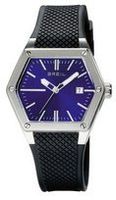 Horlogeband Breil TW0655 / TW0659 Rubber Zwart 23mm