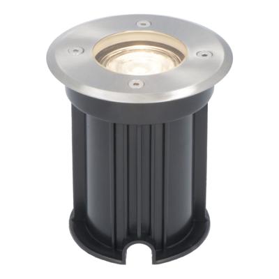 LED Grondspot buiten - Dimbaar - GU10 - 4000K neutraal wit - 5 Watt 400 lumen - Tuinspot - Oprit - RVS - IP65 waterdicht