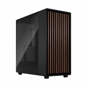 Fractal Design FD-C-NOR1X-02 computerbehuizing Midi Tower Zwart, Houtskool