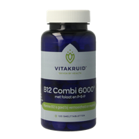 B12 Combi 6.000 met Actief Folaat 120 Smelttabletten
