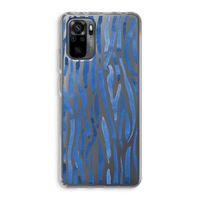 Blauwe nerven: Xiaomi Redmi Note 10 Pro Transparant Hoesje