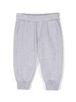 Roberto Cavalli Junior pantalon de jogging à logo imprimé - Gris