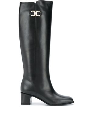 Ferragamo bottes Gancini - BLACK