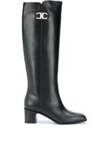 Ferragamo bottes Gancini - BLACK