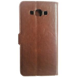 Galaxy A7 hoesje bruin