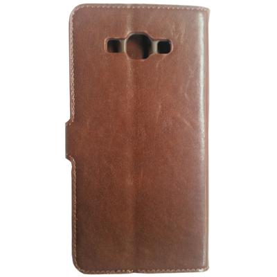 Galaxy A7 hoesje bruin