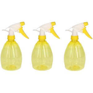 3x Plantenspuiten 500 ml geel