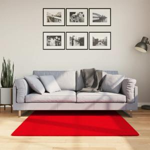 VidaXL Vloerkleed huarte laagpolig zacht wasbaar 120x120 cm rood