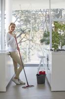 Vileda Ultramax Mop mop/dweil Fiber Nat Zwart, Rood