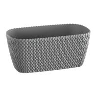 Prosperplast Plantenbak Splofy - grijs - voor buiten - 40 x 18 x 14 cm - kunststof Prosperplast Plantenbak Splofy - grijs - voor buiten - 40 x 18 x 14 cm - kunststof
