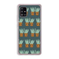 Sansevieria: Samsung Galaxy A51 5G Transparant Hoesje Sansevieria: Samsung Galaxy A51 5G Transparant Hoesje