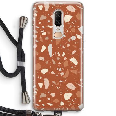 Terrazzo N°22: OnePlus 6 Transparant Hoesje met koord