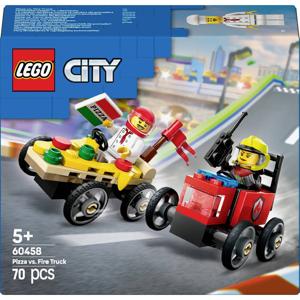 LEGO® CITY 60458 Pizaalverzetwagen vs. Blusauto