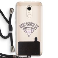 Home Is Where The Wifi Is: Xiaomi Redmi 5 Transparant Hoesje met koord