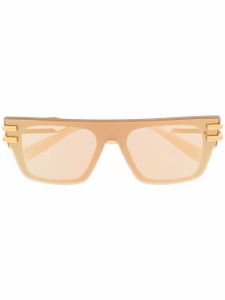 Balmain Eyewear lunettes de soleil à monture carrée - Tons neutres