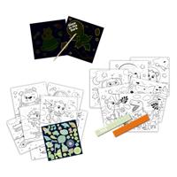 SES doe kleurboek glow in the dark 3in1 SES doe kleurboek glow in the dark 3in1