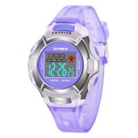 SYNOKE 99329 waterdicht lichtgevende sport elektronische horloge voor kinderen (paars)