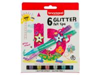 Bruynzeel 6 Glitter viltstiften