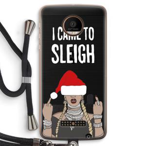 Came To Sleigh: Motorola Moto Z Force Transparant Hoesje met koord