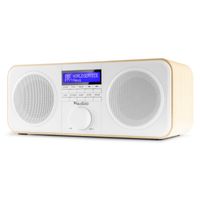 DAB Radio met FM - Audizio Novara - Stereo - 40 Watt - 20 Voorkeurszenders - Wit - thumbnail
