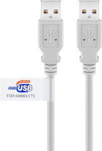 Goobay 50796 USB-kabel USB 2.0 2 m USB A Grijs