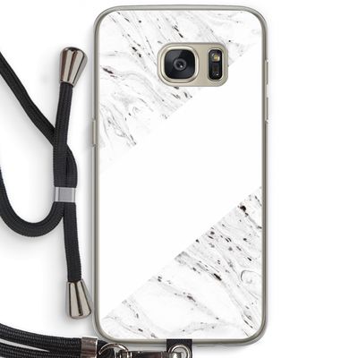 Biggest stripe: Samsung Galaxy S7 Transparant Hoesje met koord