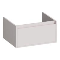 Brauer Hope - Onderkast - 60 cm - met 1 Softclose Lade Greeploos en 1 Sifon Uitsparing - Mat Zand