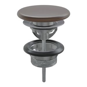 Afvoerplug Xenz Rosa | 5/4" | Click waste | Keramiek | Rond | Coffee