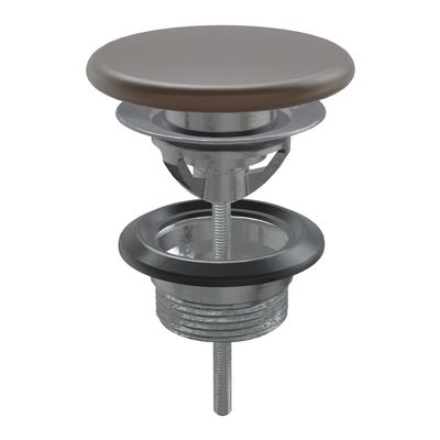 Afvoerplug Xenz Rosa | 5/4" | Click waste | Keramiek | Rond | Coffee