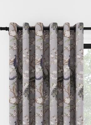 Laura Ashley Belvedere Fluweel Lichtpaars Ringgordijn