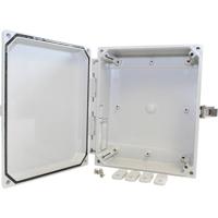 Hammond Electronics Wandbehuizing 252 x 207 x 69 Polycarbonaat Lichtgrijs 1 stuk(s) - thumbnail