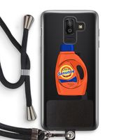 Ultra Sensitive: Samsung Galaxy J8 (2018) Transparant Hoesje met koord