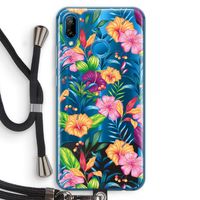 Tropisch 2: Huawei P20 Lite Transparant Hoesje met koord