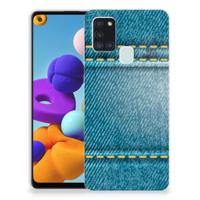 Samsung Galaxy A21s | Sillicone Back Cover | Jeans