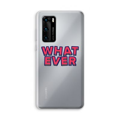 Whatever: Huawei P40 Transparant Hoesje