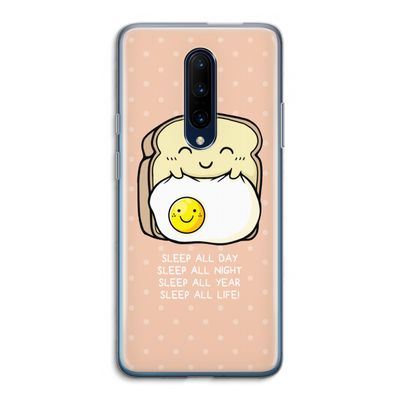Sleep All Day: OnePlus 7 Pro Transparant Hoesje