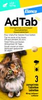 AdTab kauwtablet tegen teken en vlooien voor katten van 2 tot 8 kg AdTab kauwtablet tegen teken en vlooien voor katten van 2 tot 8 kg