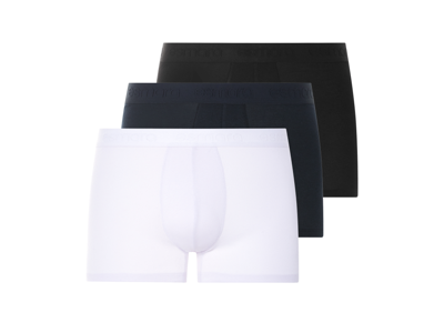esmara Men 3 Heren boxers (zwart/donkerblauw/wit, XXL)