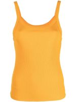 Vince fine-ribbed tank top - Orange - thumbnail