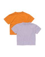 HEMA Baby T-shirts - 2 Stuks Paars (paars)