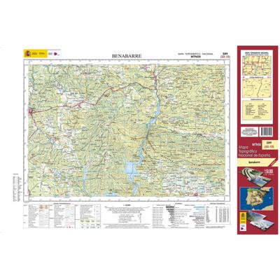 Topografische kaart 289 MT50 Benabarre | CNIG - Instituto Geográfico Nacional1