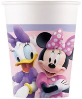 Feestbekers Minnie Mouse Party 200ml FSC (8st) - thumbnail