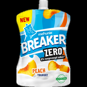 Melkunie Breaker Zero Peach Yoghurt 200 g bij Jumbo