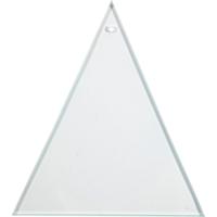 Creativ Company Glazen platen, afm 8x9 cm, dikte 3 mm, 10 stuk/ 1 doos