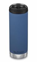 Klean Kanteen TKWide Isolatiefles 473 ml met koffiedop Donkerblauw - thumbnail