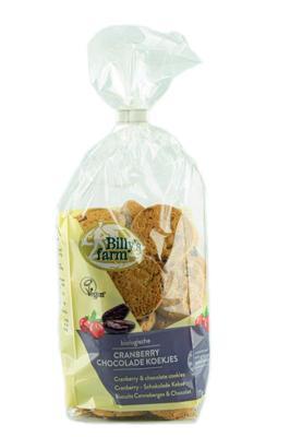 Billy&apos;s Farm Cranberry choco cookies bio