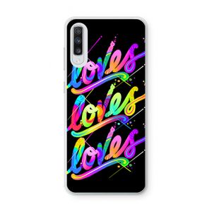 Loves: Samsung Galaxy A70 Transparant Hoesje