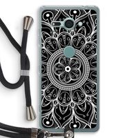 Roses Are Red: Sony Xperia XZ2 Compact Transparant Hoesje met koord
